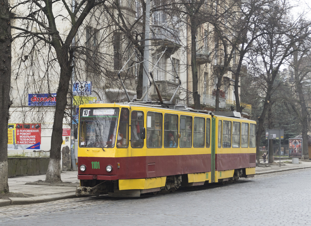 Львов, Tatra KT4SU № 1101