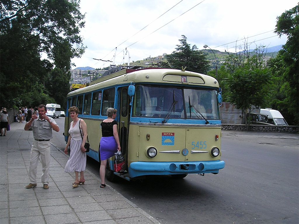 Troleibuzul din Crimeea, Škoda 9Tr18 nr. 5455