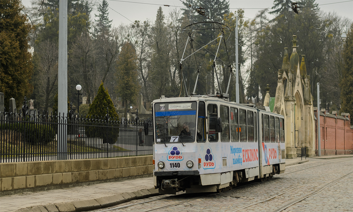Львов, Tatra KT4SU № 1140