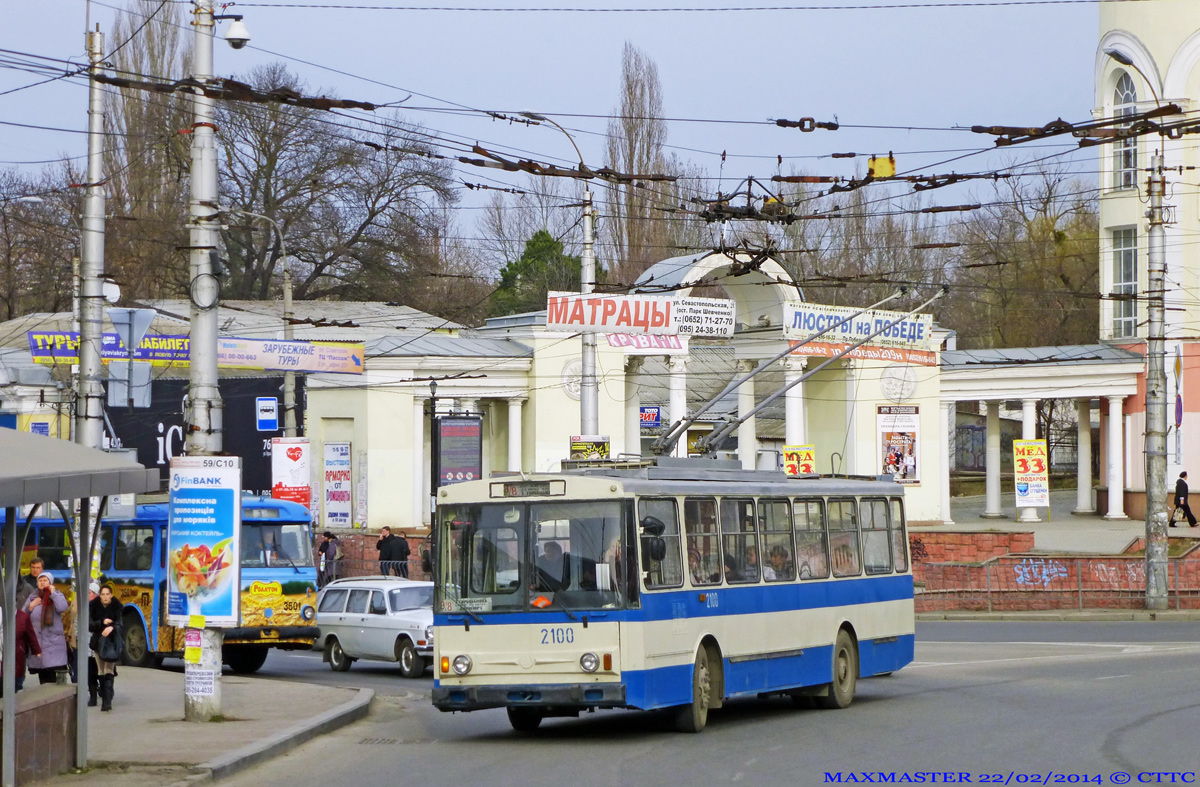 Кримски тролейбус, Škoda 14Tr89/6 № 2100