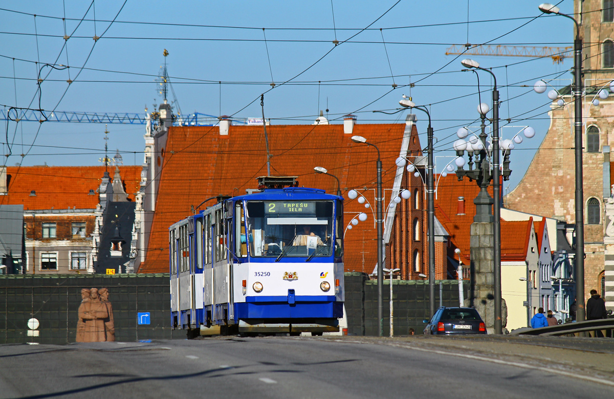 Rīga, Tatra Т3MR (T6B5-R) № 35250