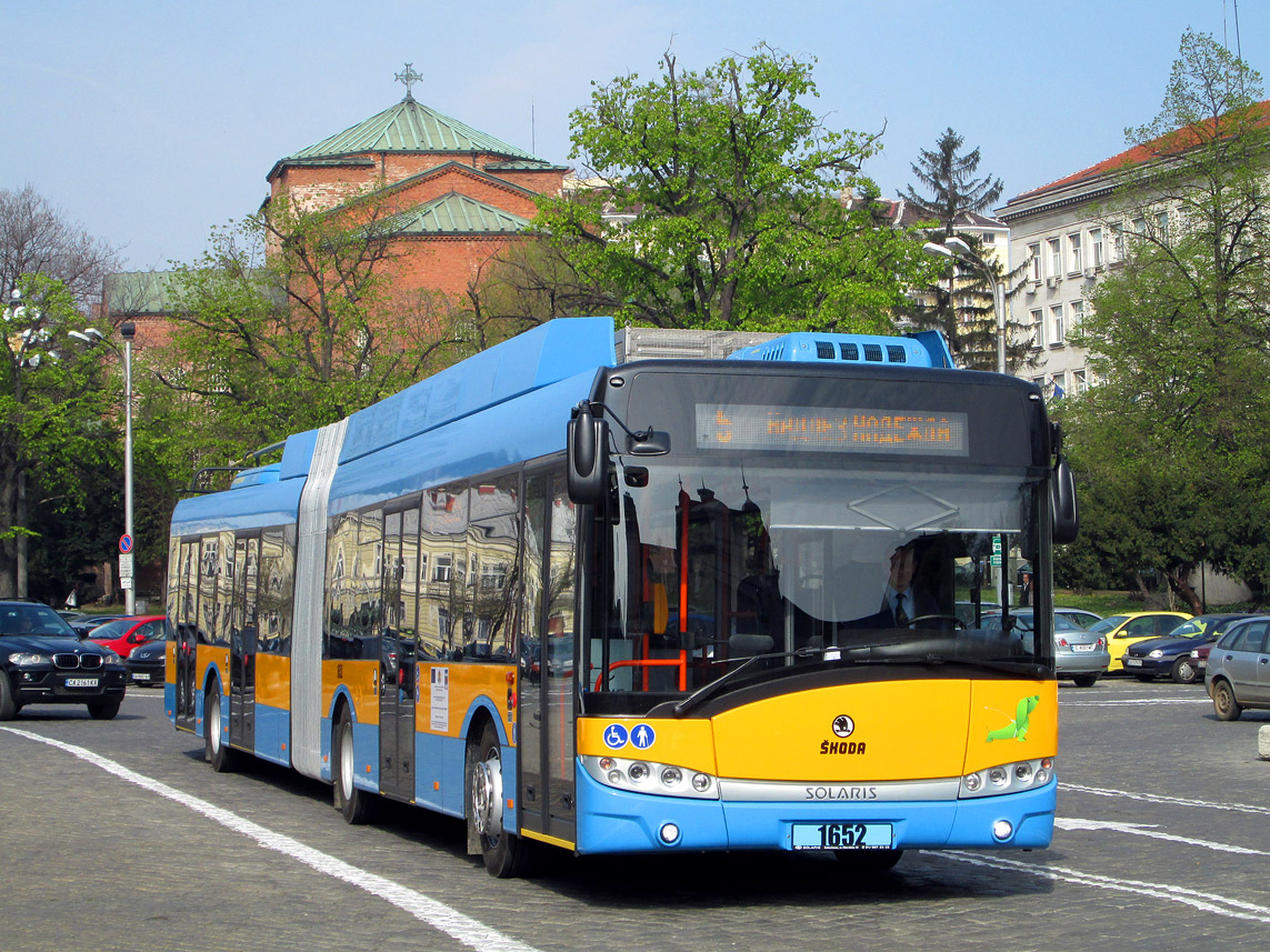 София, Škoda 27Tr Solaris III № 1652; София — Официално представяне на новите тролейбуси Škoda 27Tr — 04.04.2014