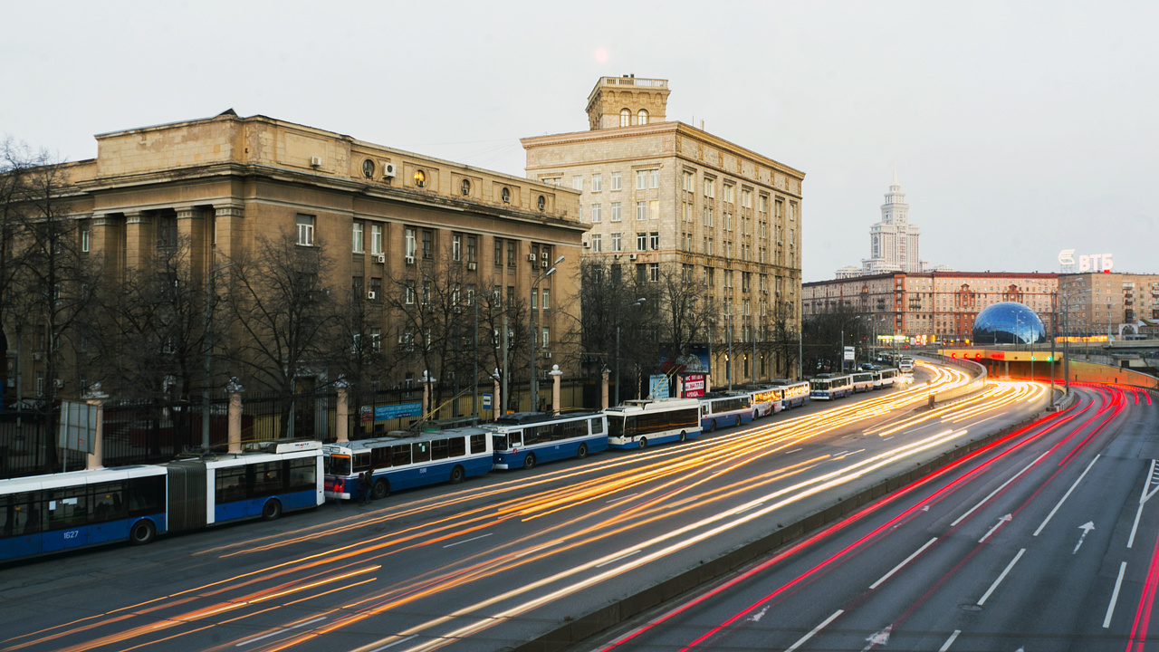 Москва — Виды с высоты; Москва — Троллейбусные линии: САО