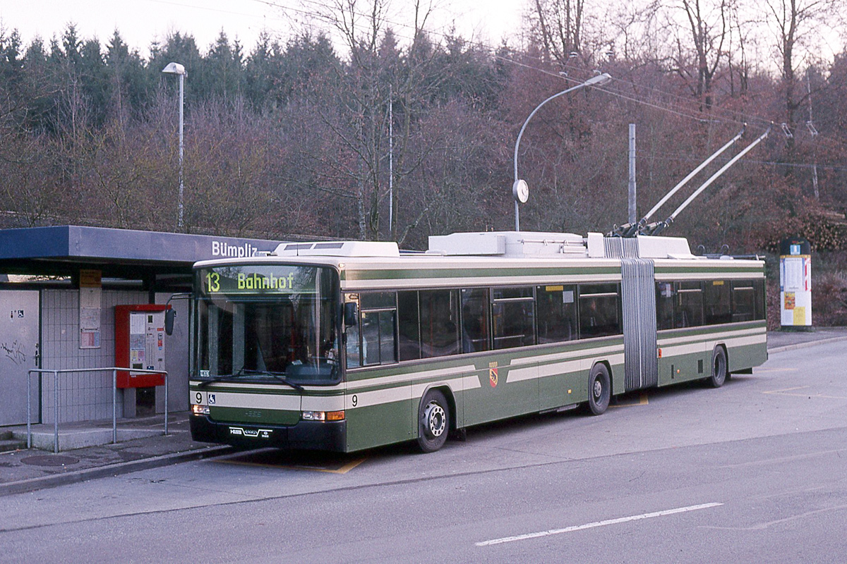 Bern, Hess SwissTrolley 2 (BGT-N1) č. 9