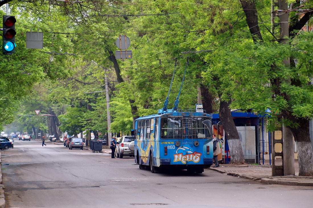 Odesa, ZiU-682G [G00] # 860; Odesa — Trolleybus Lines