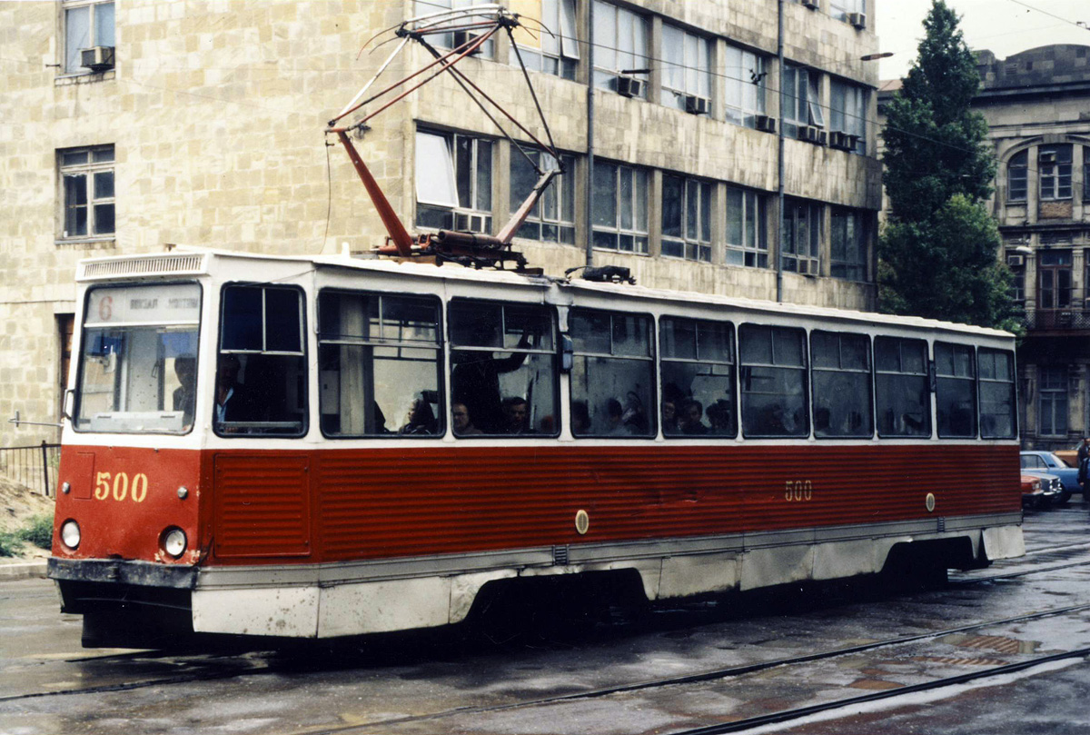 Баку, 71-605 (КТМ-5М3) № 500; Баку — Старые фотографии (трамвай)