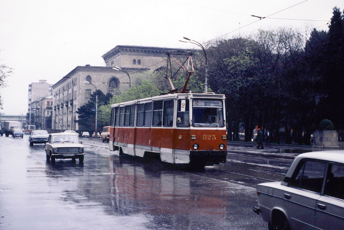 巴库, 71-605 (KTM-5M3) # 523; 巴库 — Old Photos (tramway)