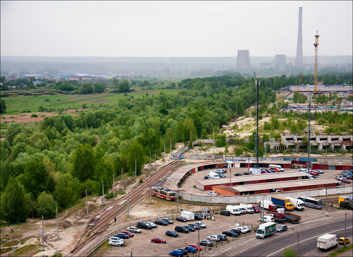 Kyiv — Tramway lines: Darnytske depot network