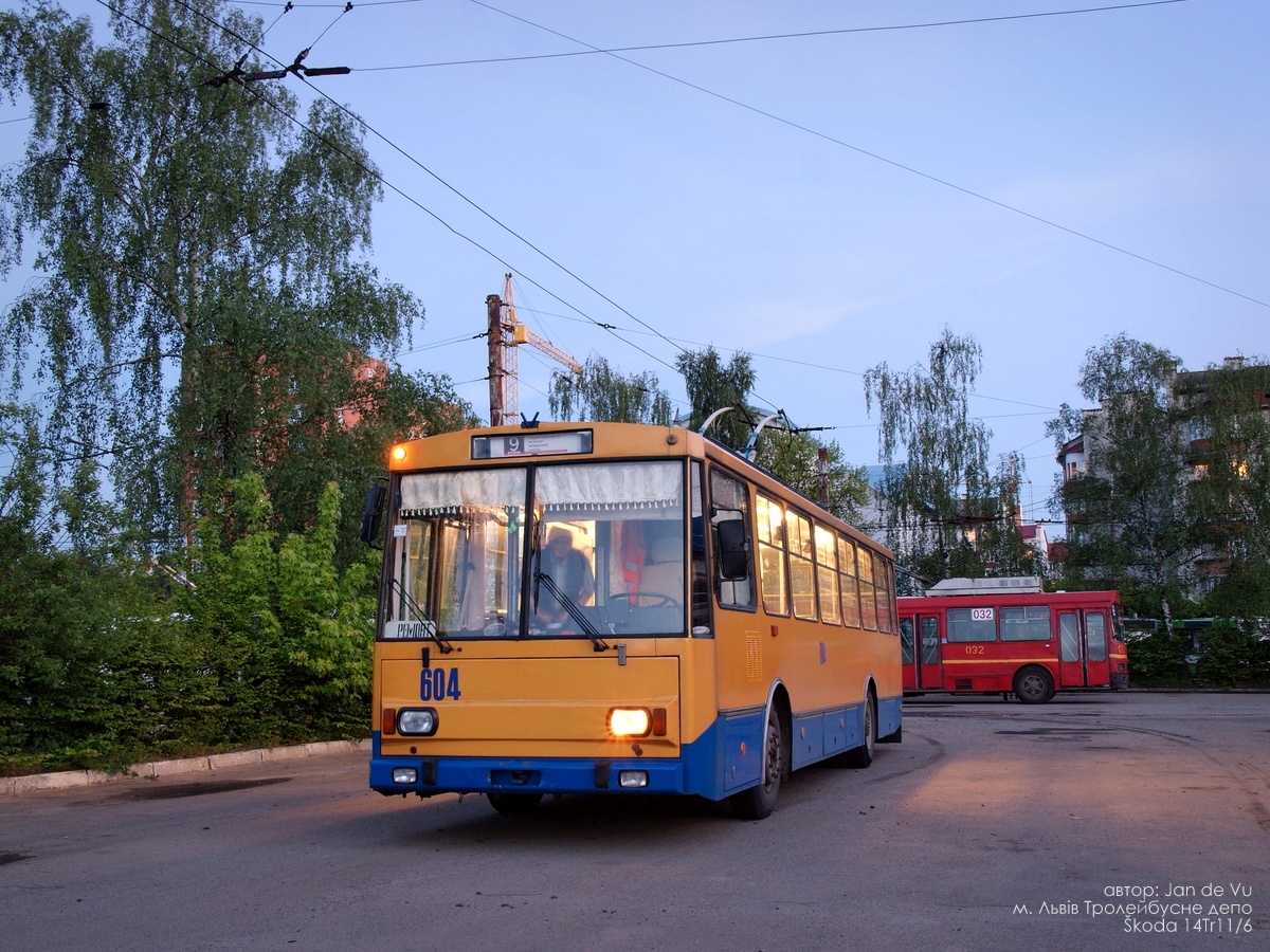 Lviv, Škoda 14Tr11/6 № 604
