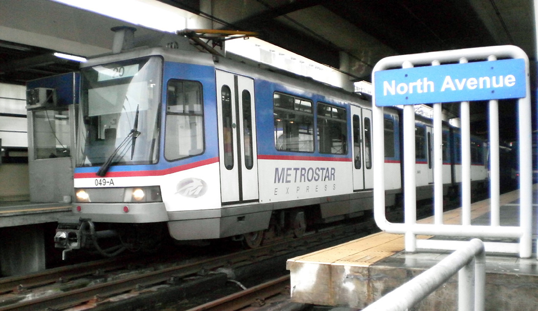 Manila, Tatra RT8D5M č. 049; Manila — MTR-3 || Metrostar