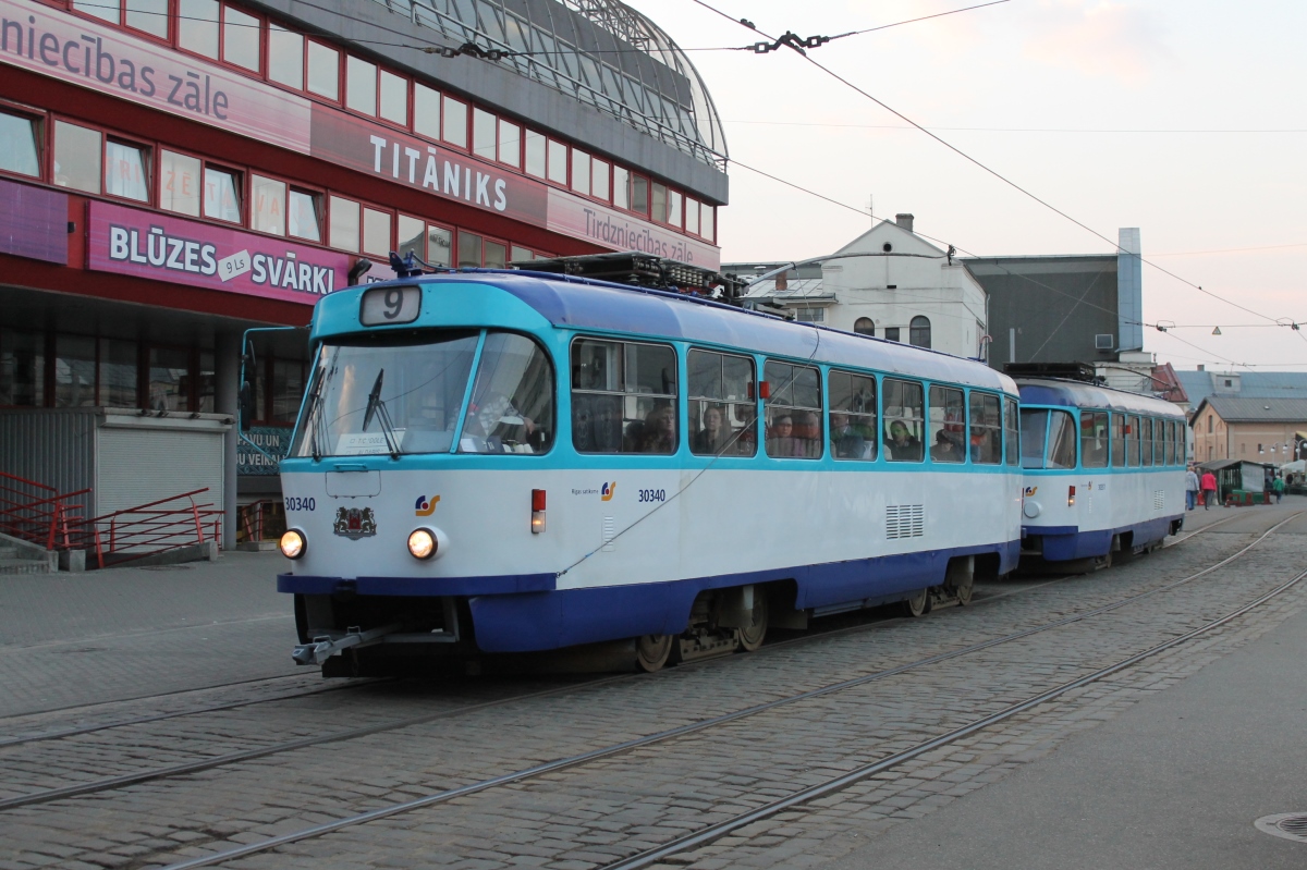 Riga, Tatra T3A N°. 30340
