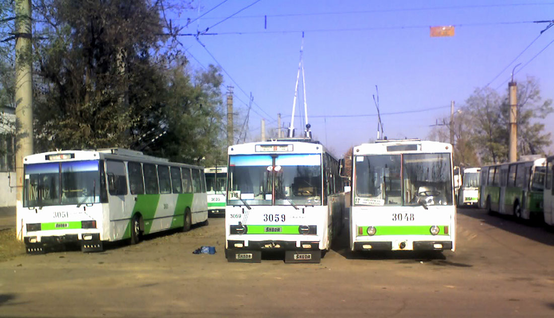 Ташкент, Škoda 14Tr13/6 № 3051; Ташкент, Škoda 14Tr13/6 № 3059; Ташкент, Škoda 14Tr13/6 № 3048