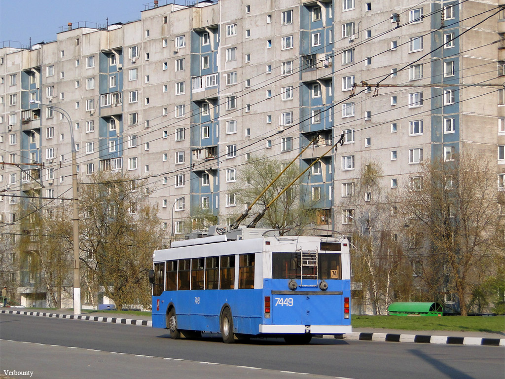 Moskva, Trolza-5275.05 “Optima” č. 7449