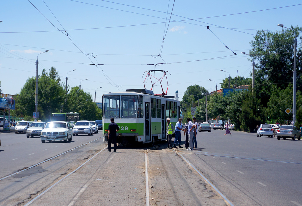 Ташкент, Tatra T6B5SU № 2729; Ташкент — Разные фотографии