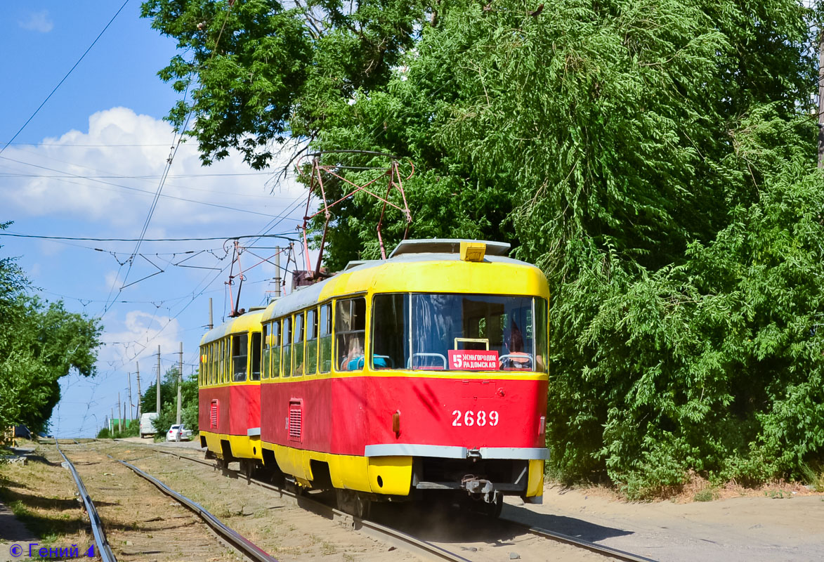 Валгаград, Tatra T3SU (двухдверная) № 2688; Валгаград, Tatra T3SU (двухдверная) № 2689