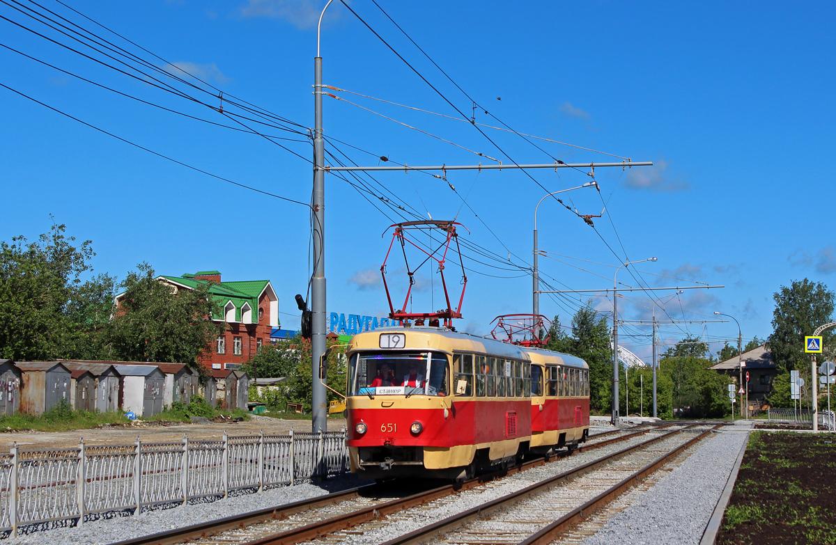 Jekaterinburg, Tatra T3SU Nr. 651