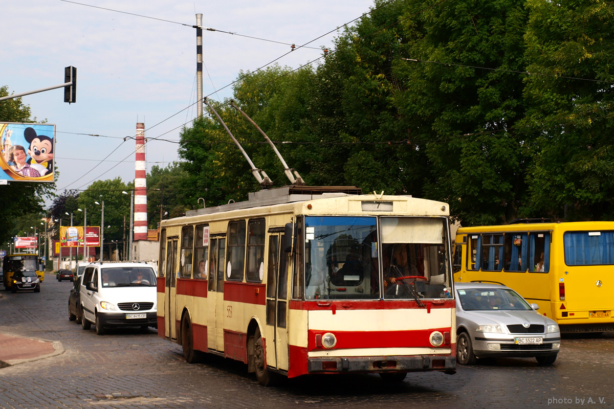 Львоў, Škoda 14Tr89/6 № 553
