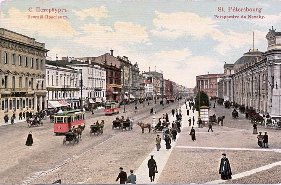 Санкт Петербург — Исторические фотографии трамвайных вагонов
