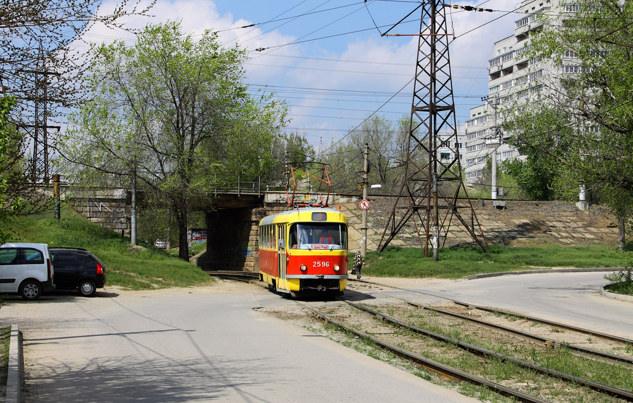 Volgograda, Tatra T3SU (2-door) № 2596