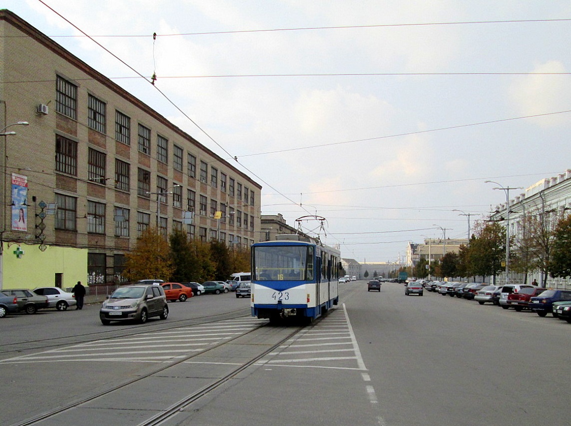 Запорожье, Tatra T6B5SU № 423; Запорожье — Трамвайные линии