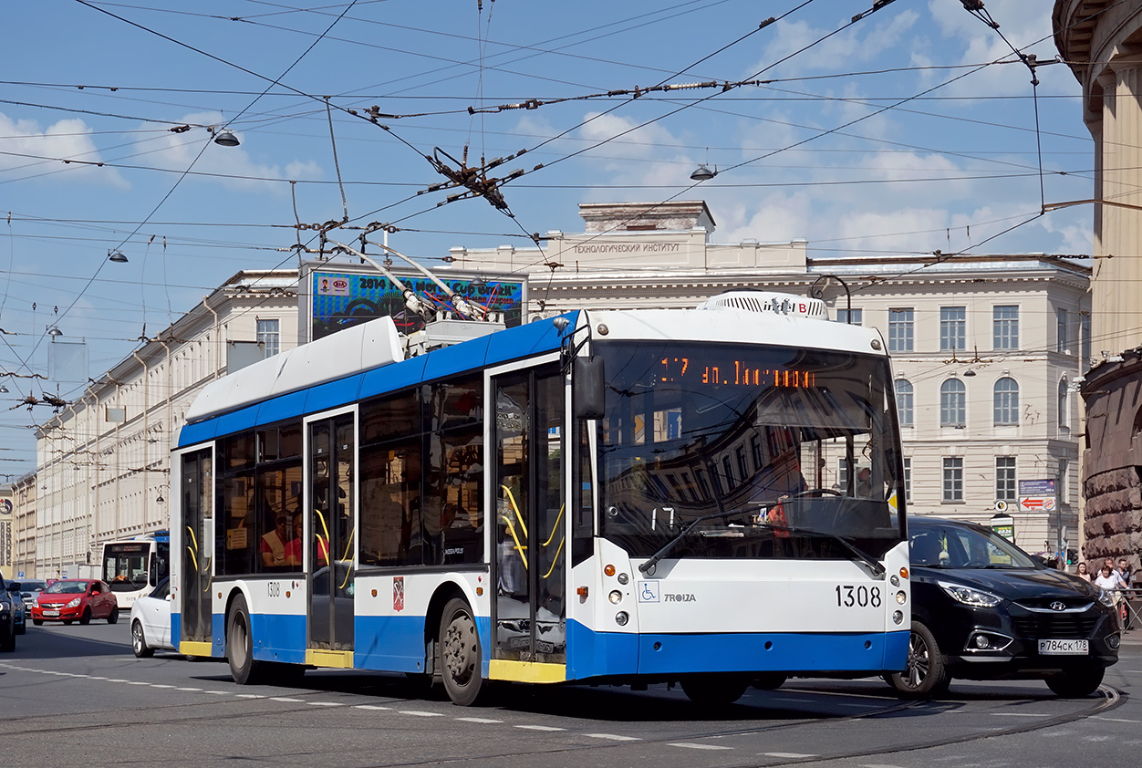 Санкт-Петербург, Тролза-5265.00 «Мегаполис» № 1308