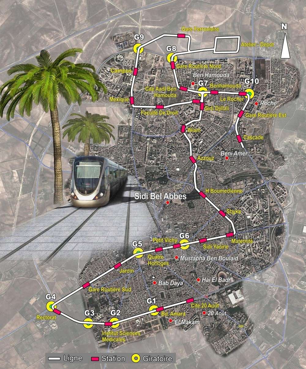 Sidi Bel Abbès — Maps