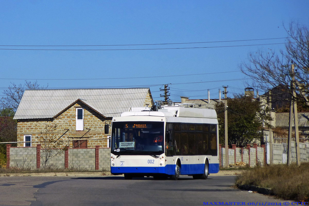 Trolleybus de Crimée, Trolza-5265.00 “Megapolis” N°. 002