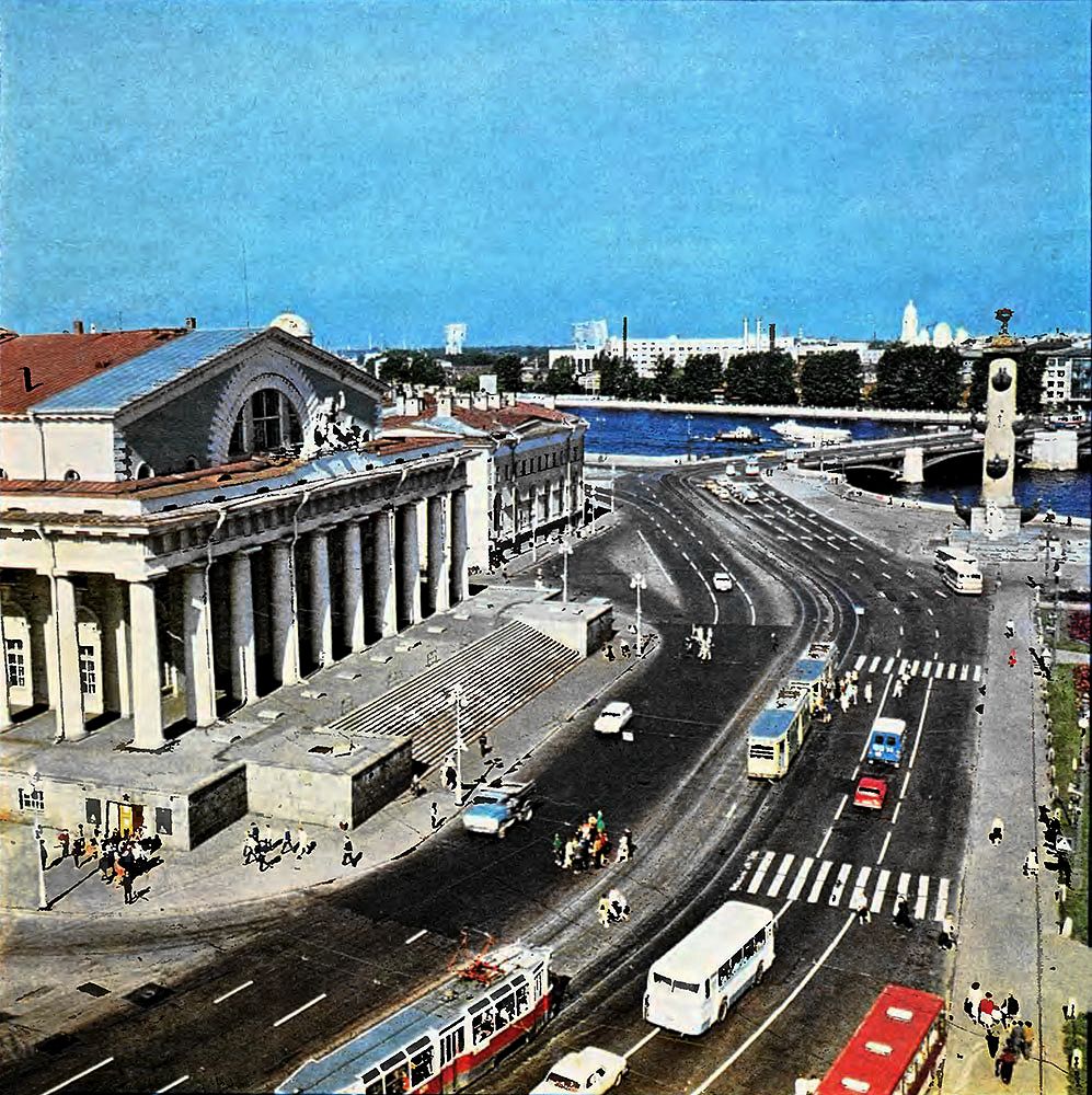 Sankt Petersburg — Historic Photos of Tramway Infrastructure; Sankt Petersburg — Historic tramway photos; Sankt Petersburg — Tram lines and infrastructure