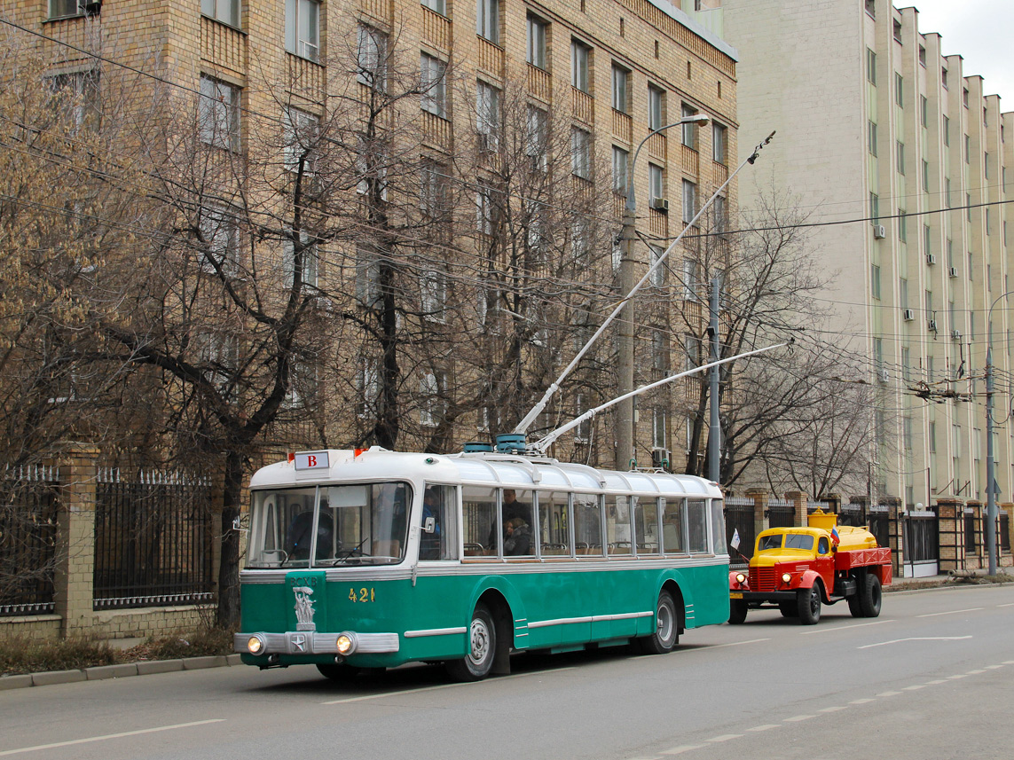 Moscow, SVARZ TBES # 421; Moscow — Parade to 81 years of Moscow trolleybus on November 15, 2014