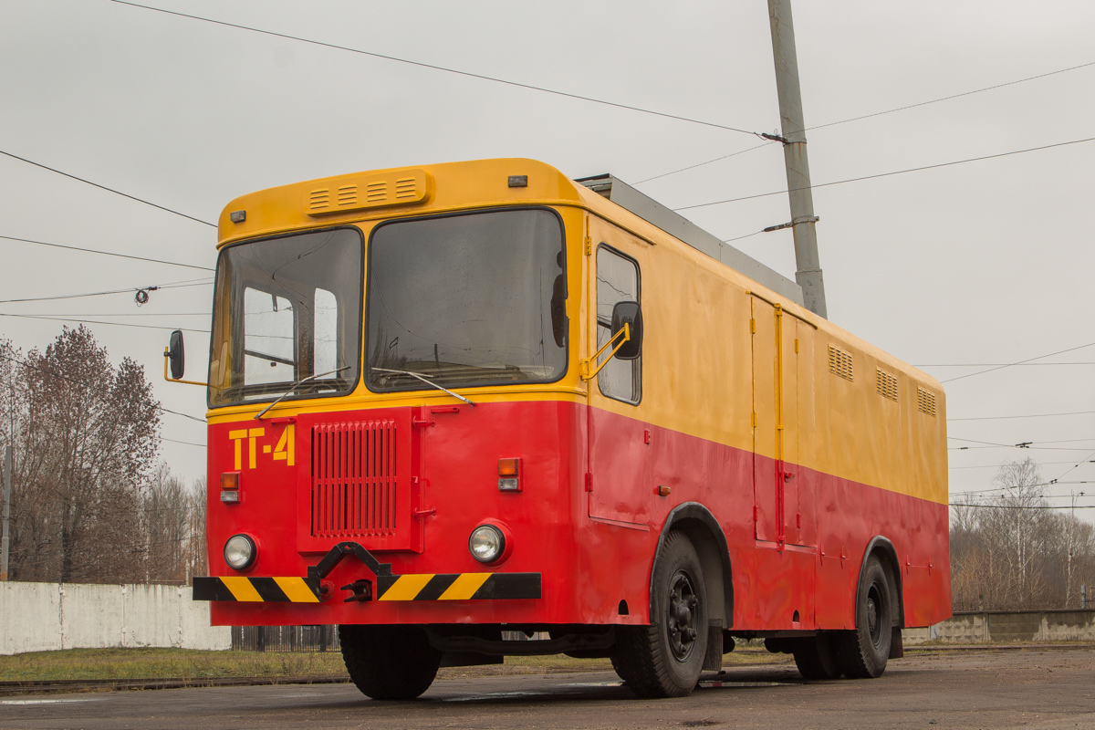 Yaroslavl, KTG-1 # ТГ-4; Yaroslavl — 11/08/2014. Excursion in the honour of the 65th anniversary of Yaroslavl trolley