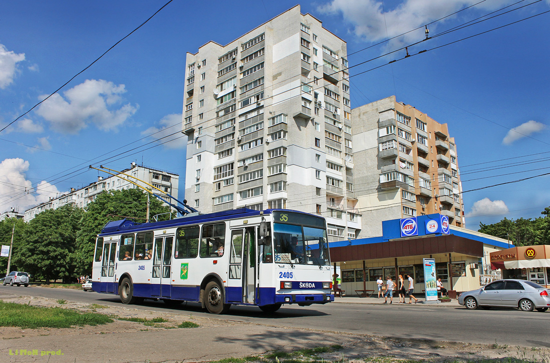 Харків, Škoda 14Tr18/6M № 2405
