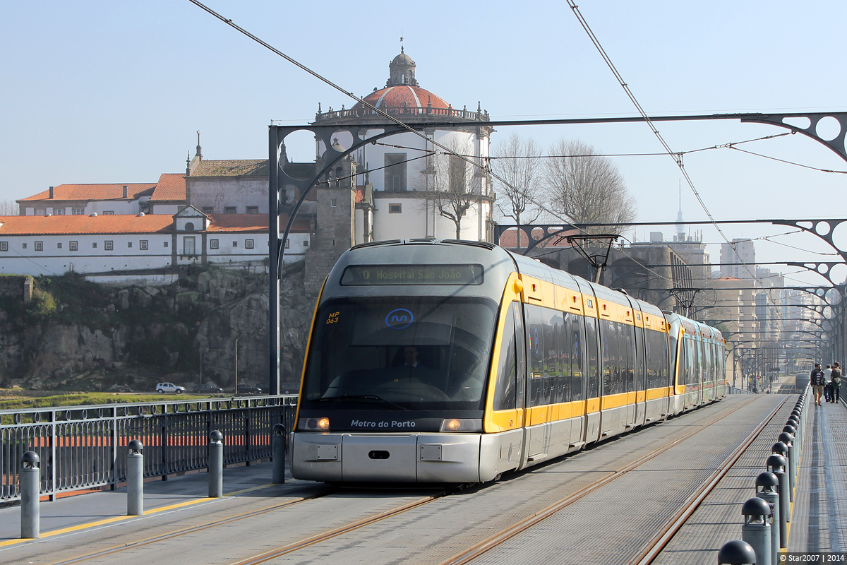 Porto, Bombardier Eurotram (Flexity Outlook) nr. MP063