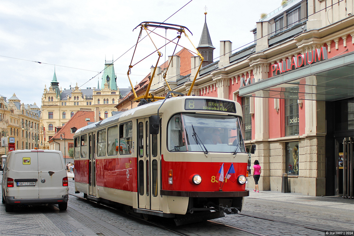 Prag, Tatra T3R.P Nr. 8341