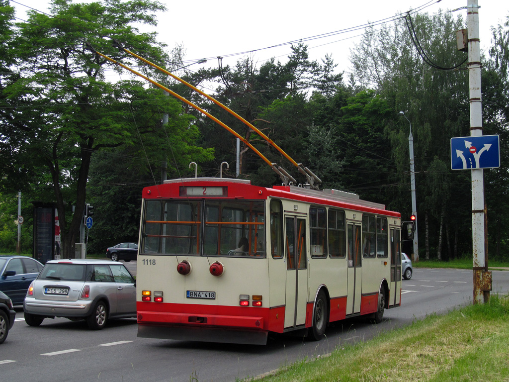 Вилнюс, Škoda 14Tr11/6 № 1118