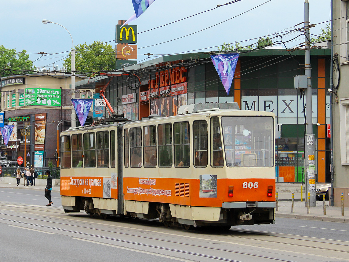 Калининград, Tatra KT4D № 606