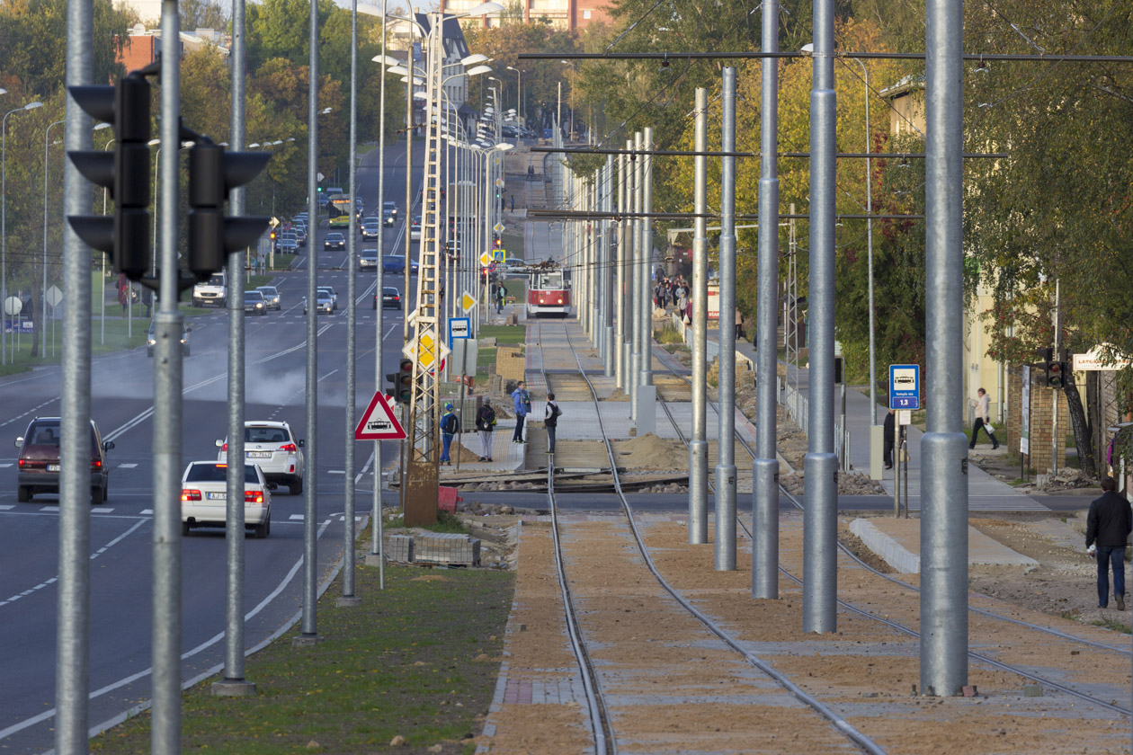 Даугавпілс — Трамвайные линии и инфраструктура