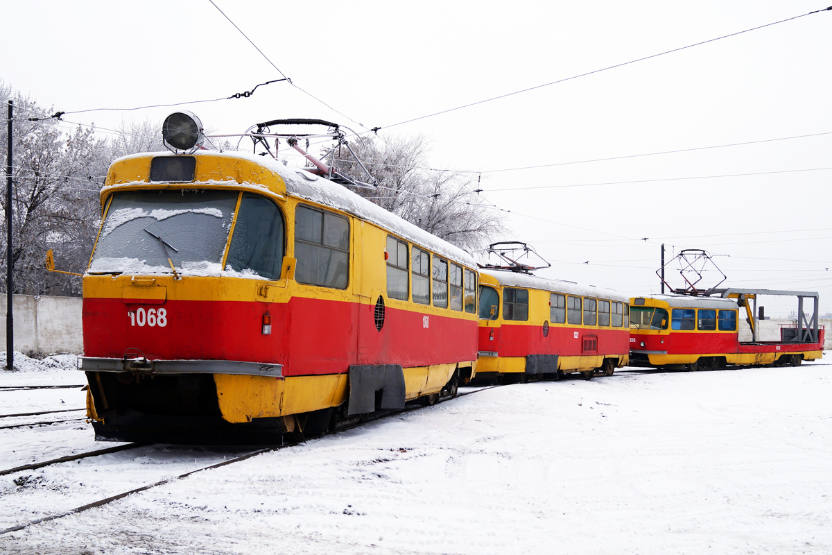 Барнаул, Tatra T3SU (двухдверная) № 1068