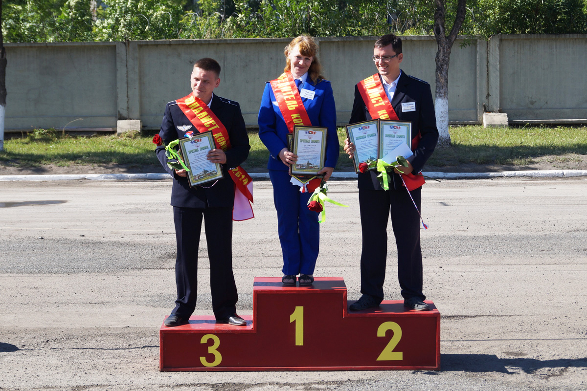 Kemerovo — Competition of professional skill trolley drivers 2014; Kemerovo — Employees of the electric transport