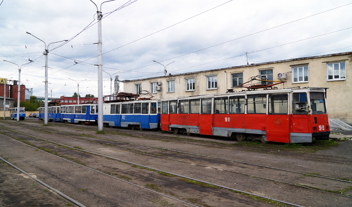 Kemerowo, 71-605 (KTM-5M3) Nr. У-2; Kemerowo — Trams park