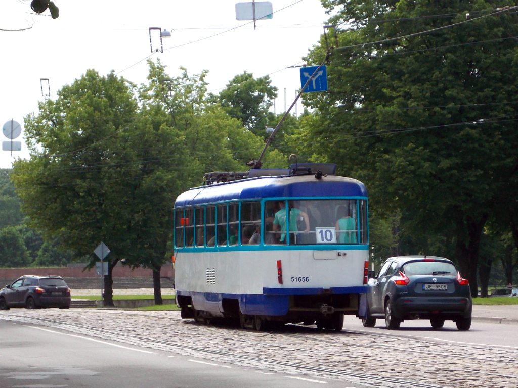 Riga, Tatra T3A # 51656