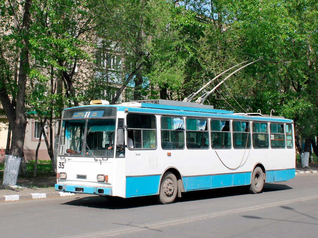 Петропавловск, Škoda 14Tr13/6M № 35