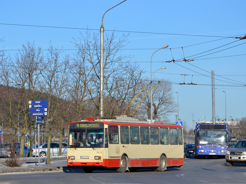 Вильнюс, Škoda 14Tr17/6M № 1672