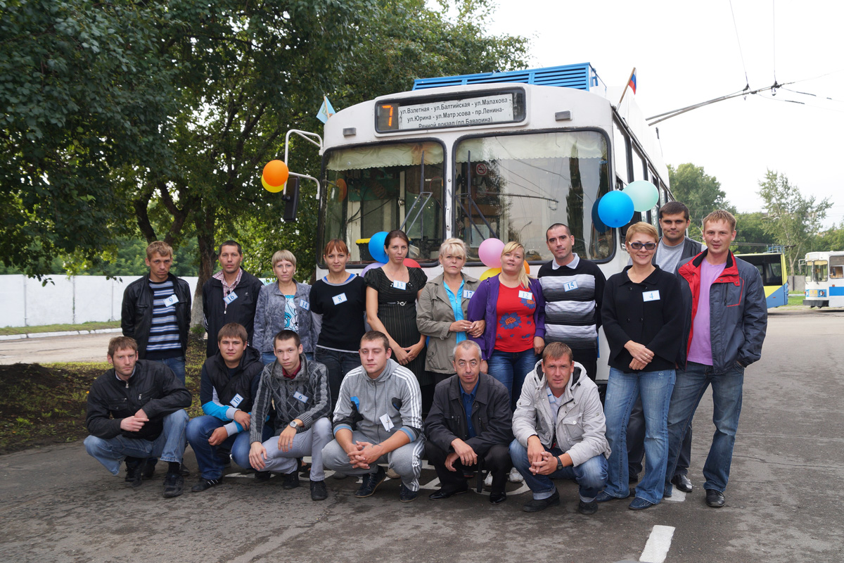 Барнаул — Конкурс водителей троллейбуса 2014 г.; Барнаул — Работники электротранспорта