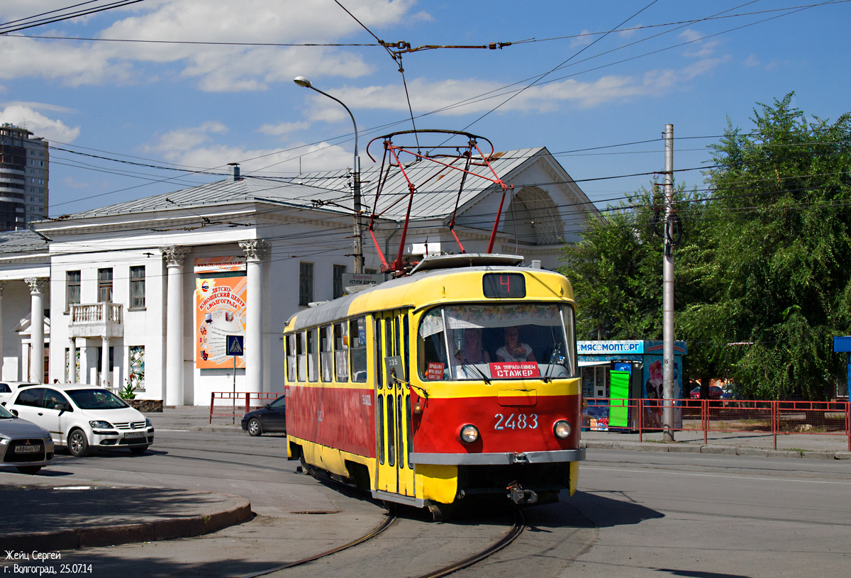 Volgograd, Tatra T3SU (2-door) nr. 2483