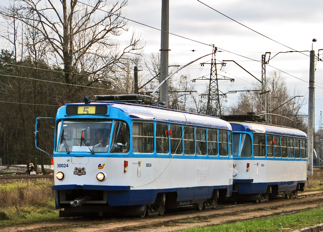 Riga, Tatra T3A — 30024