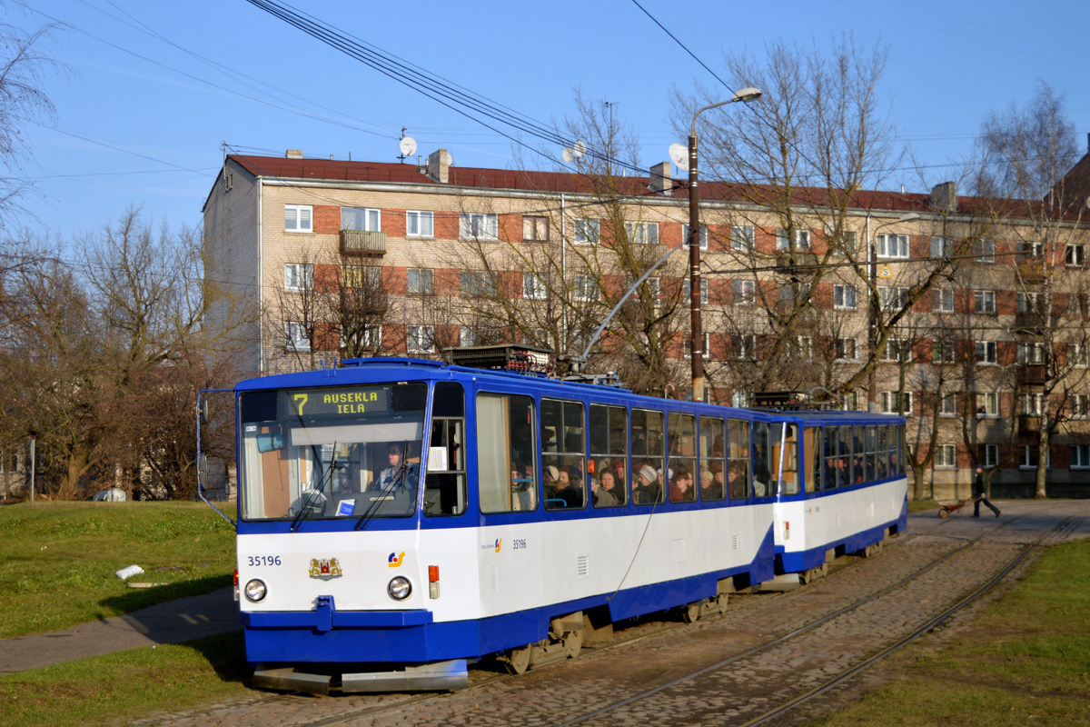 Rīga, Tatra Т3MR (T6B5-R) № 35196