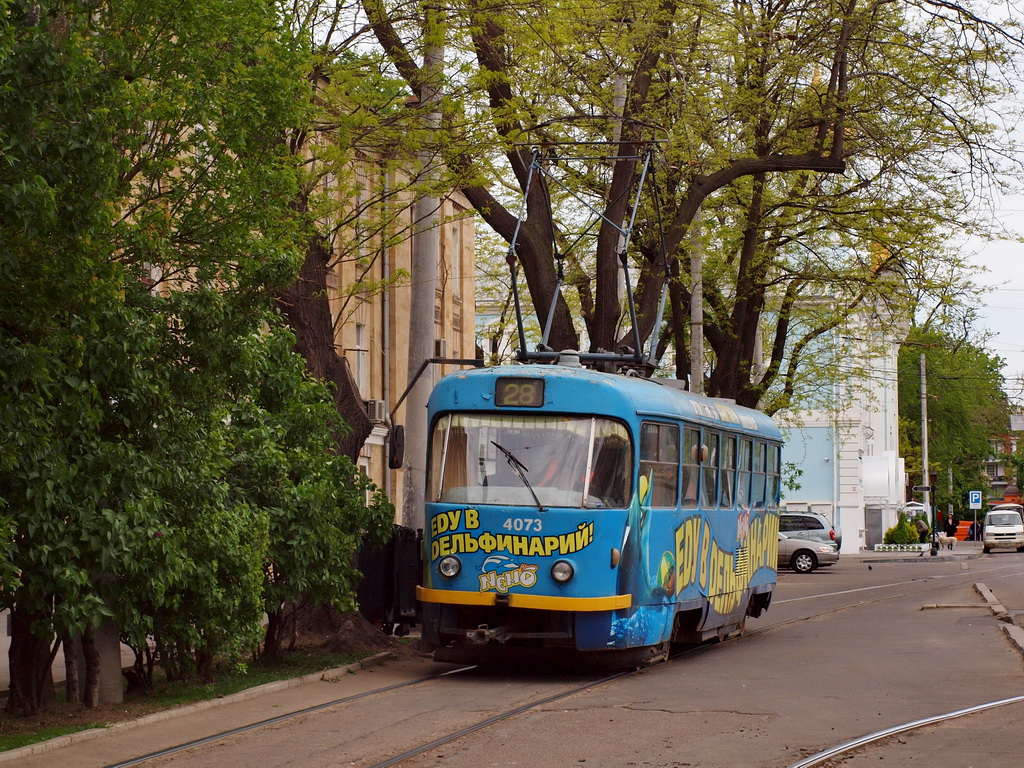 Одесса, Tatra T3R.P № 4073