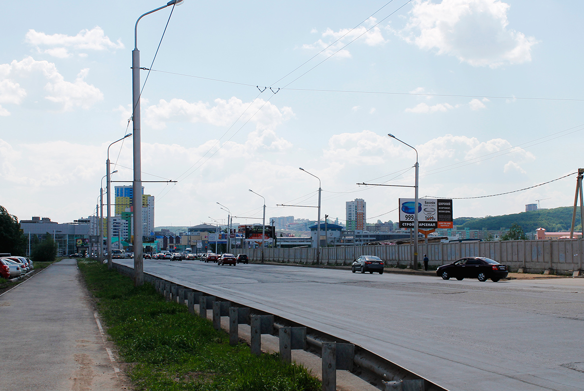 Ufa — Trolleybus lines construction