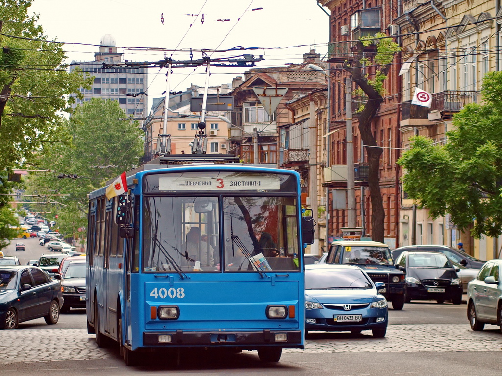 Одесса, Škoda 14TrM № 4008