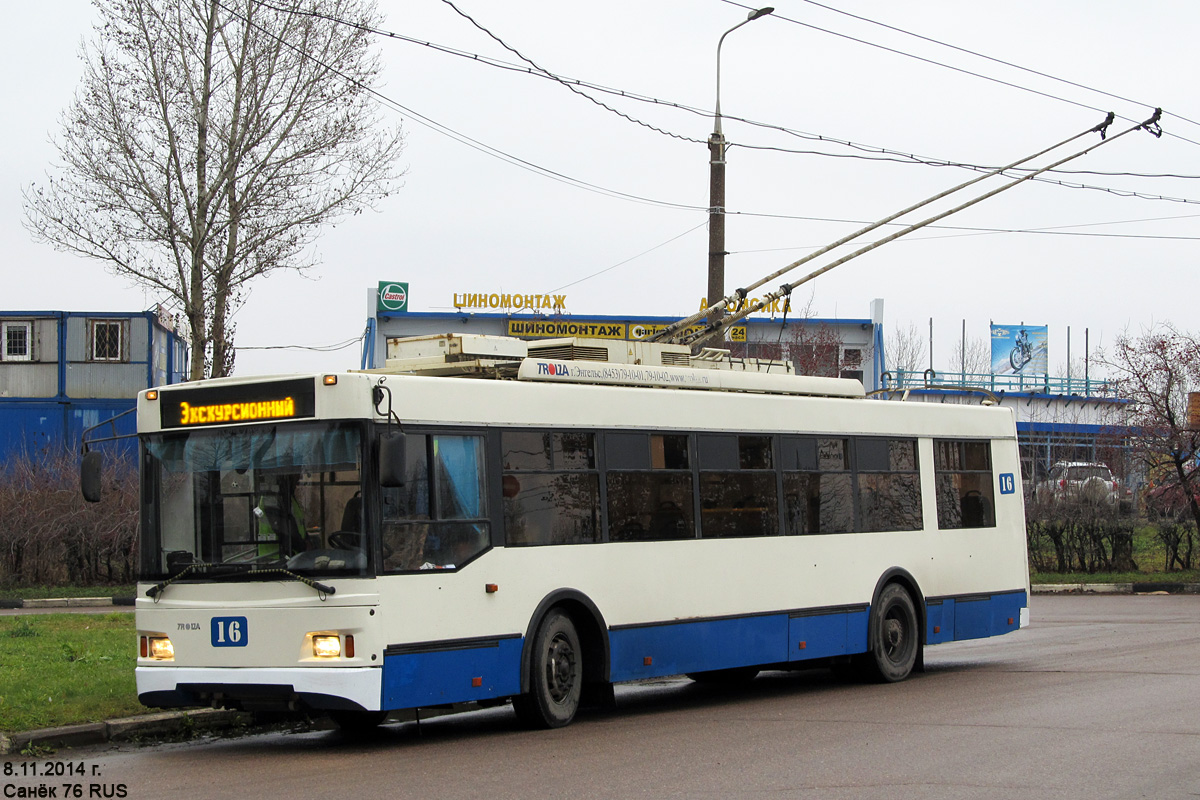 Iaroslavl, Trolza-5275.07 “Optima” N°. 16; Iaroslavl — 11/08/2014. Excursion in the honour of the 65th anniversary of Yaroslavl trolley